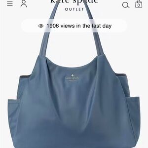 Kate Spade Chelsea Nylon Baby Bag